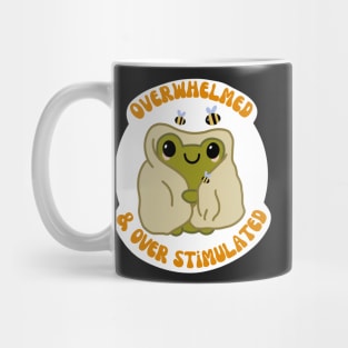 ADHD and Autism Frog - Overwhelmed and Overstimulated Mug